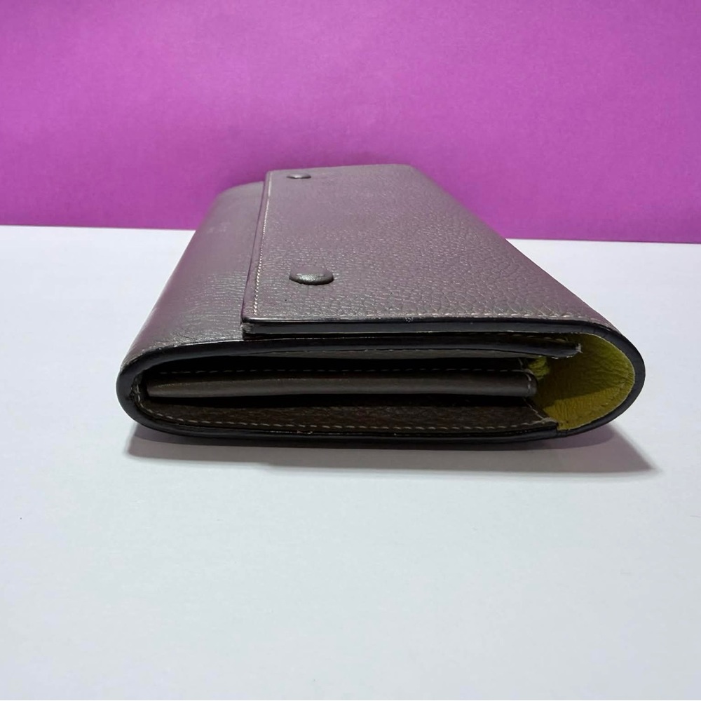 Celine Yellow and Gray Leather Accessory - Picture 3 of 7